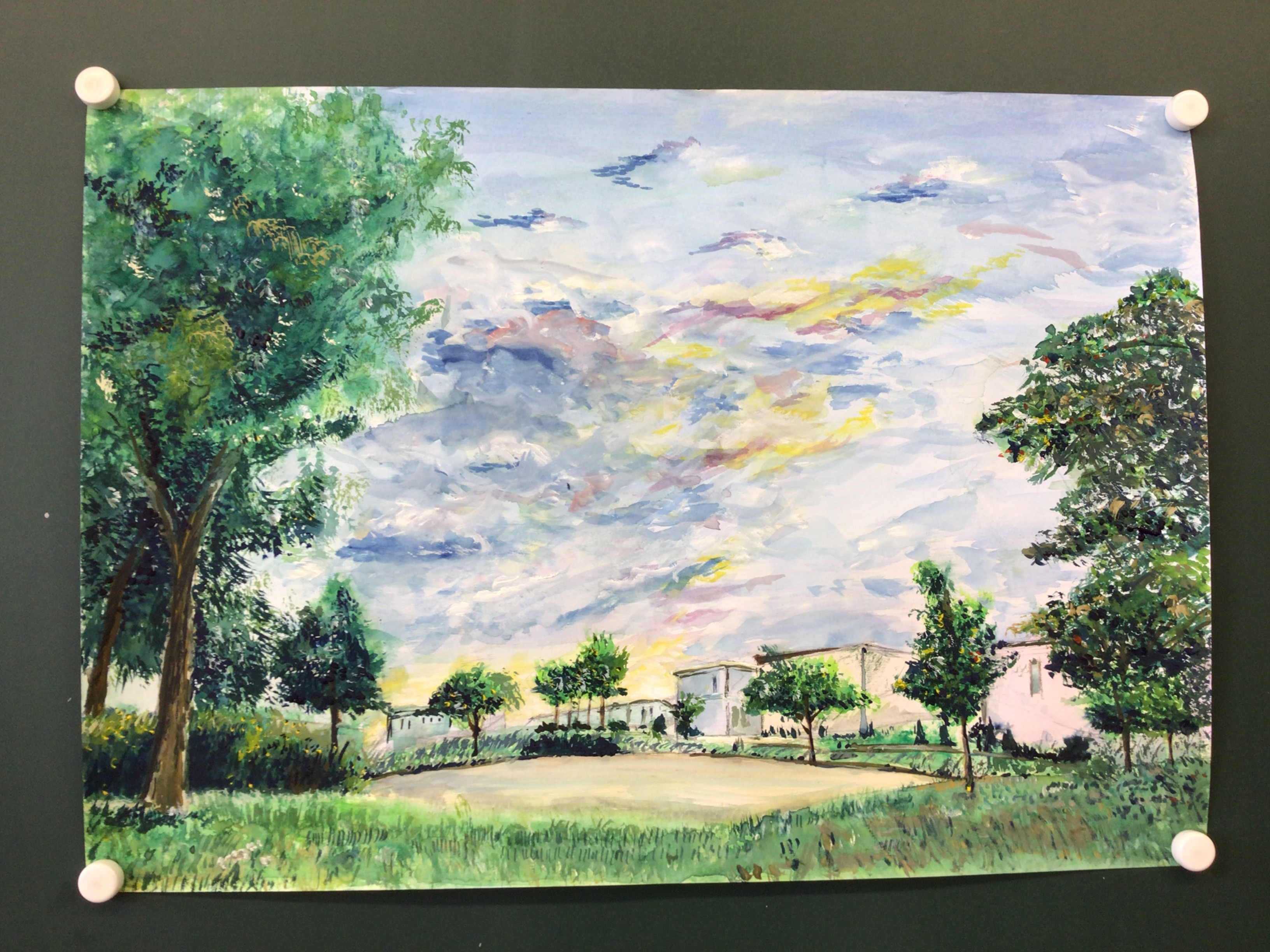 旭川市の公園」絵画展に入賞しました！ | 旭川市立広陵中学校