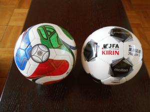 サッカーボール寄贈.JPG